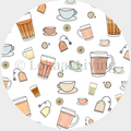 Onderzetter Koffie en thee - Set van 4