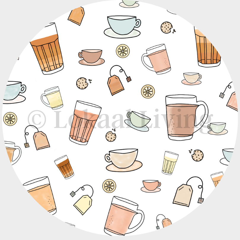 Onderzetter Koffie en thee - Set van 4