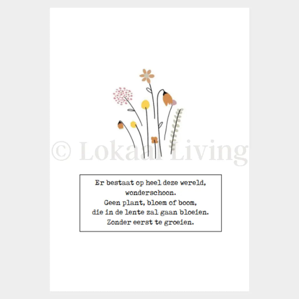 Poster Bloeien (set van 10)