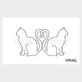 Charlie - Premium wenskaart incl. envelop - set van 10 stuks