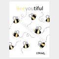 Wenskaart Beeyoutiful - Premium Wenskaart incl. Envelop - set van 10 stuks