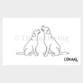 Wenskaart Gambie - Premium Wenskaart incl. Envelop - set van 10 stuks