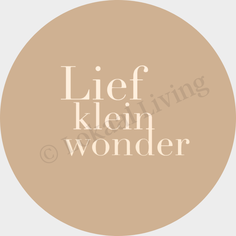 Muurcirkel Lief Klein Wonder - set van 2