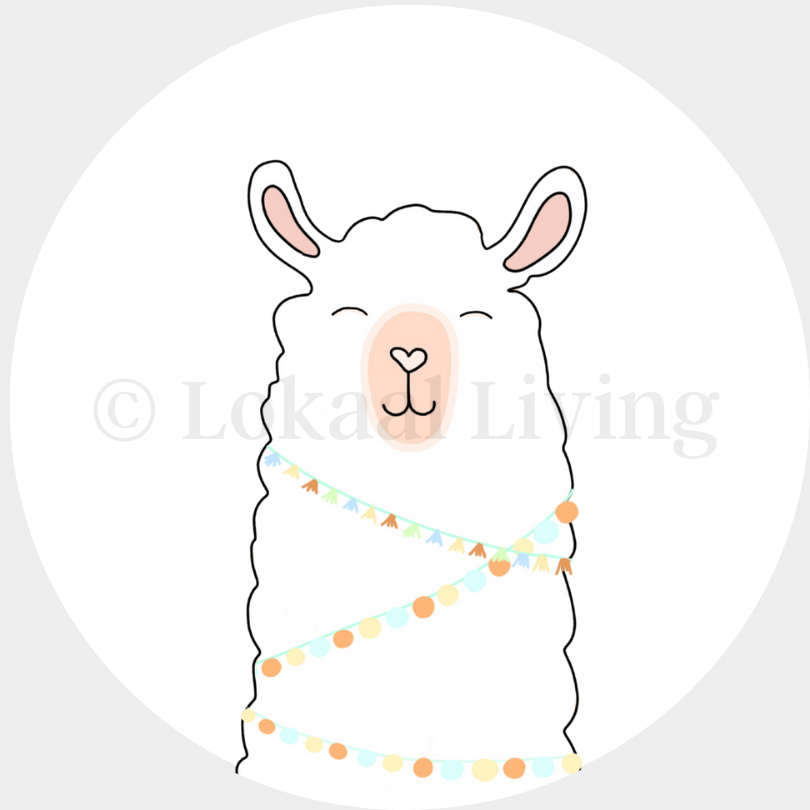 Onderzetter Alpaca - Set van 4