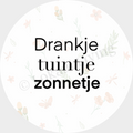 Muurcirkel Drankje tuintje zonnetje - set van 2
