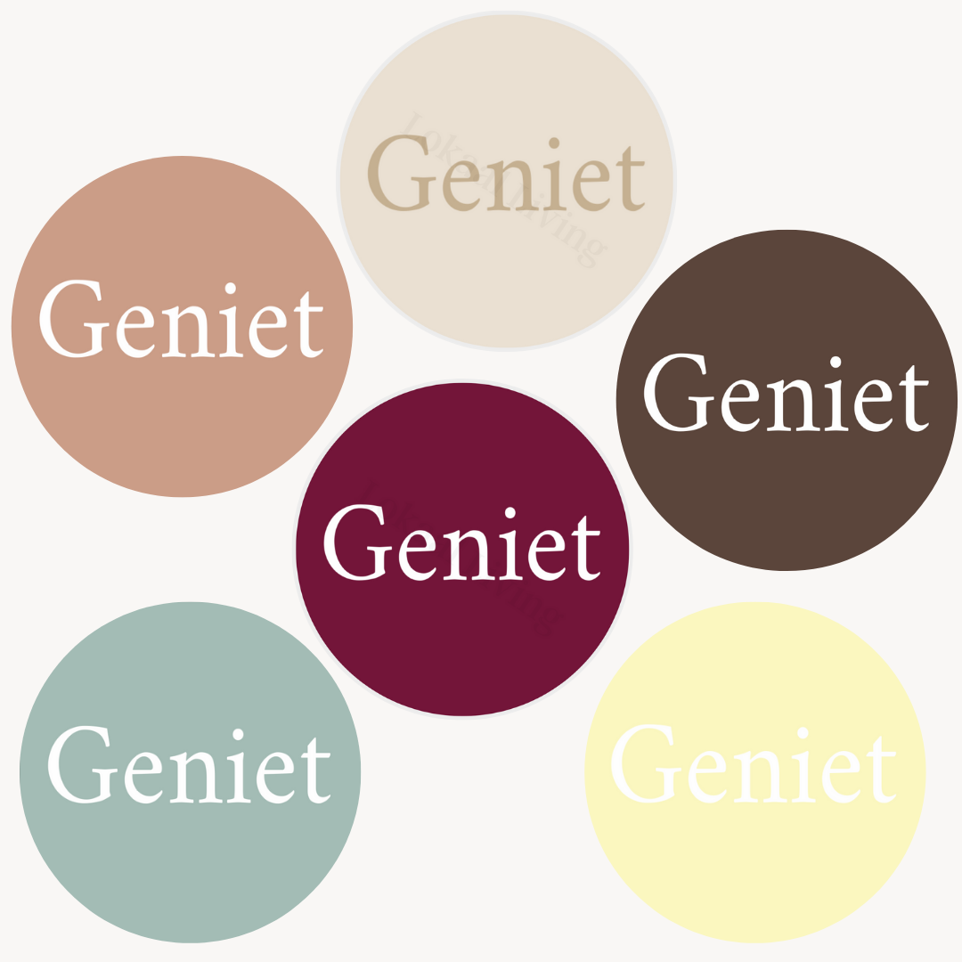 Onderzetter Geniet - Set van 4