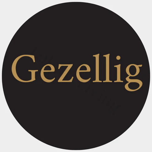 Muurcirkel Gezellig - set van 2