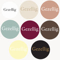 Muurcirkel Gezellig - set van 2