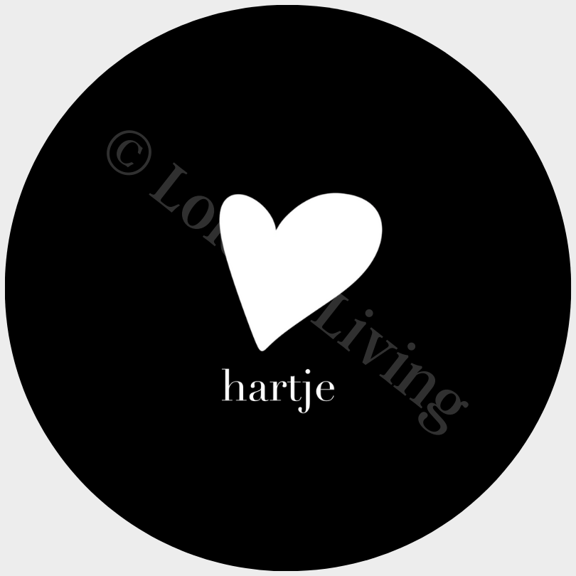 Onderzetter Hartje - Set van 4