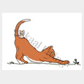 Wenskaart Kat en muis - Premium Wenskaart incl. envelop - set van 10 stuks
