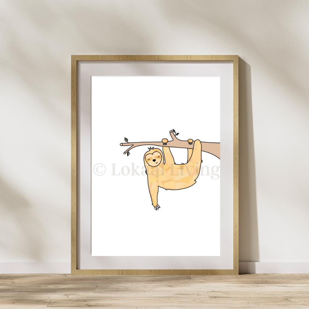 Poster Luiaard (set van 10)