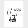 Poster Fly me to the moon (set van 10)