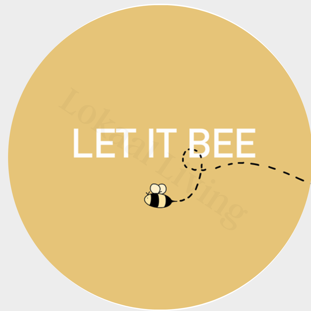 Onderzetter Let it bee - Set van 4