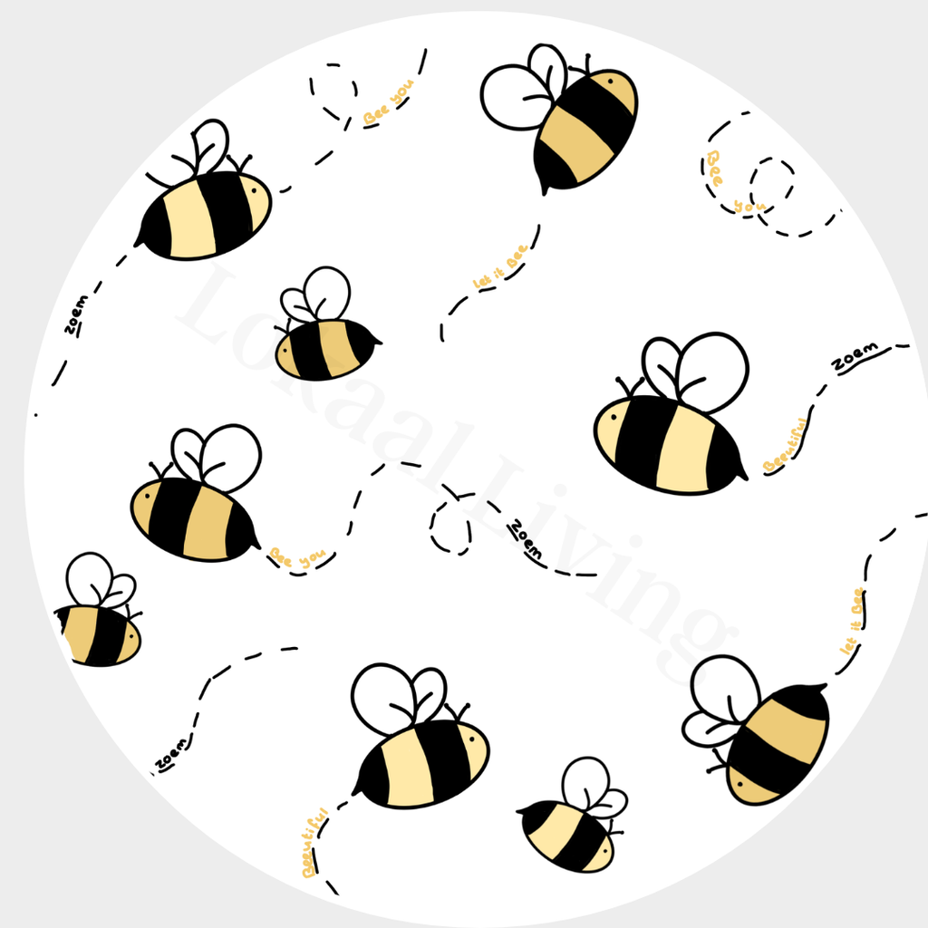 Muurcirkel Bijen - set van 2