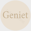 Onderzetter Geniet - Set van 4