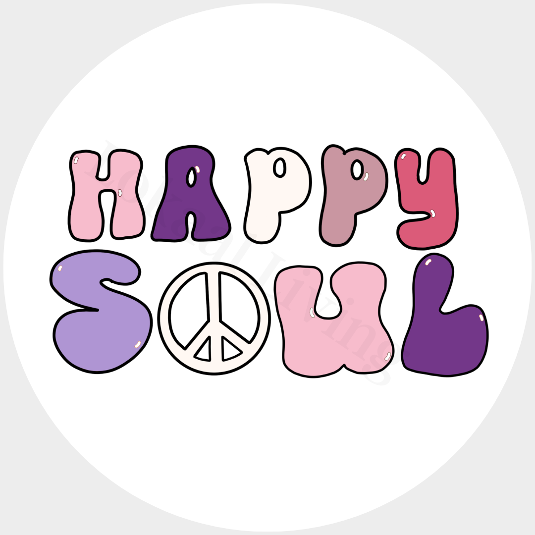 Muurcirkel Happy Soul - set van 2