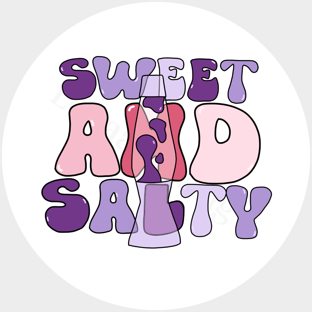 Muurcirkel Sweet and salty - set van 2