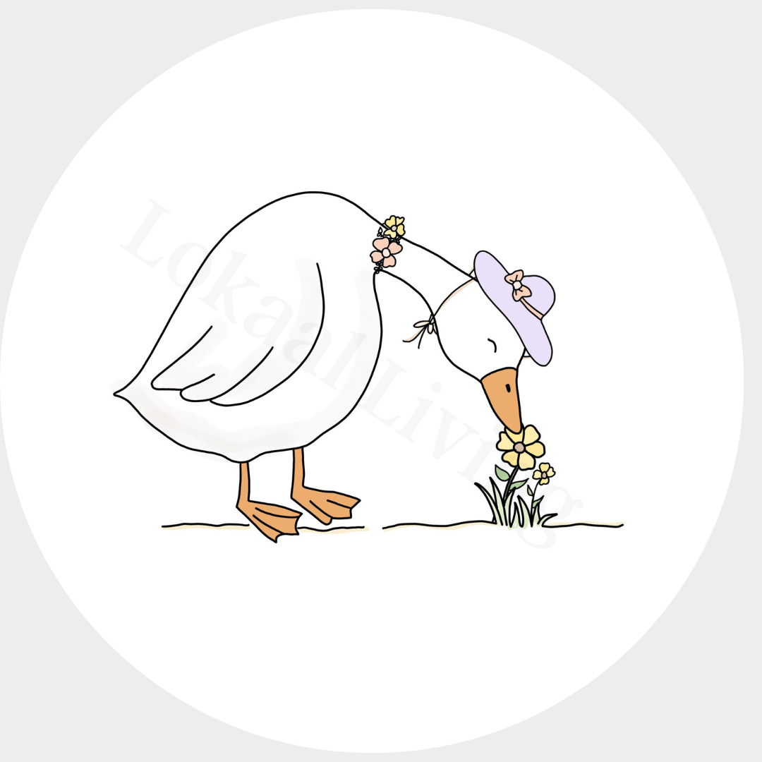 Onderzetter Gans - Set van 4