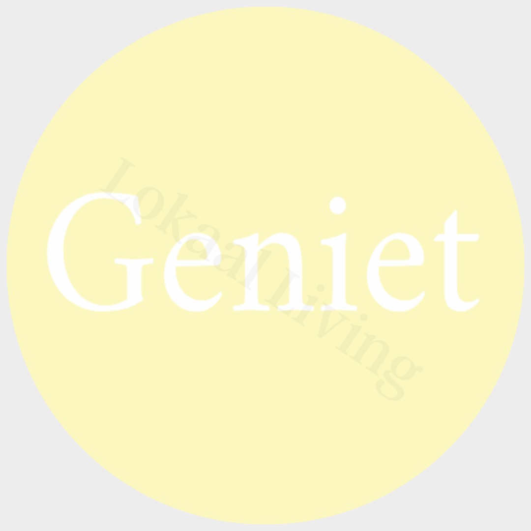 Onderzetter Geniet - Set van 4