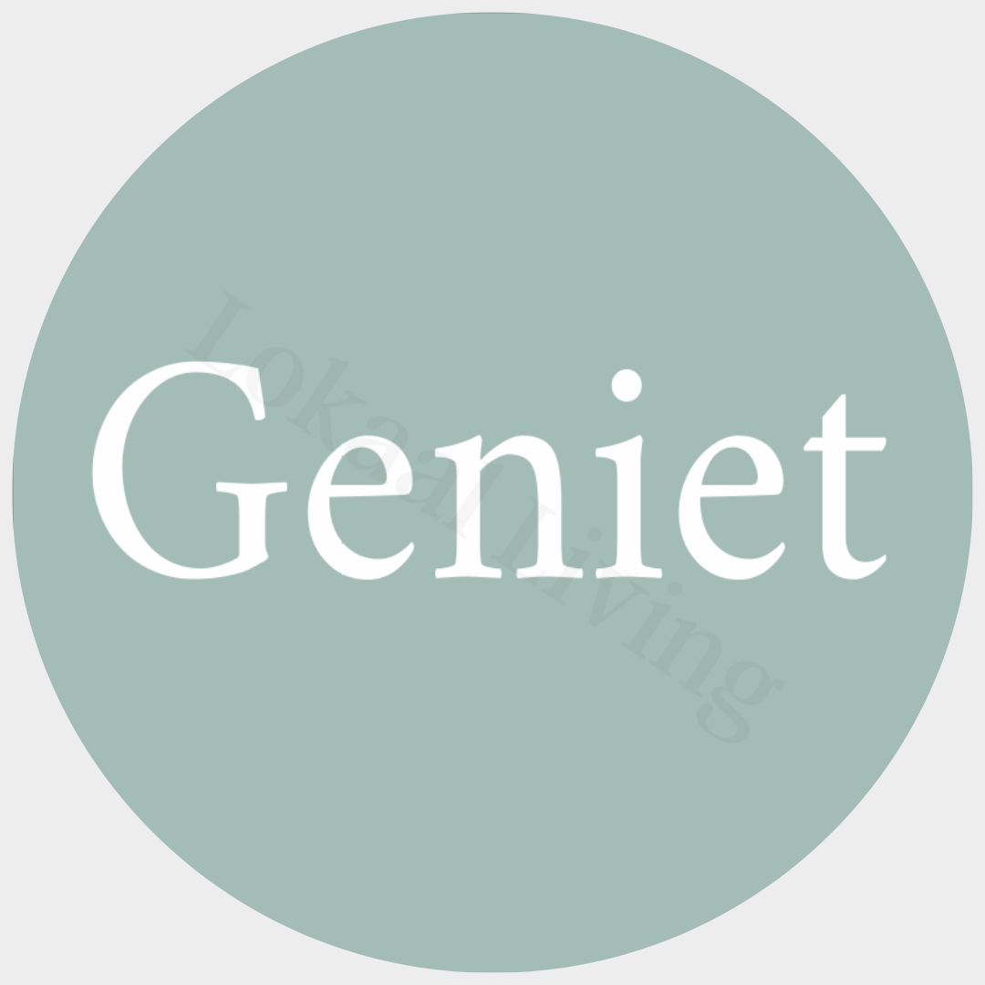 Onderzetter Geniet - Set van 4