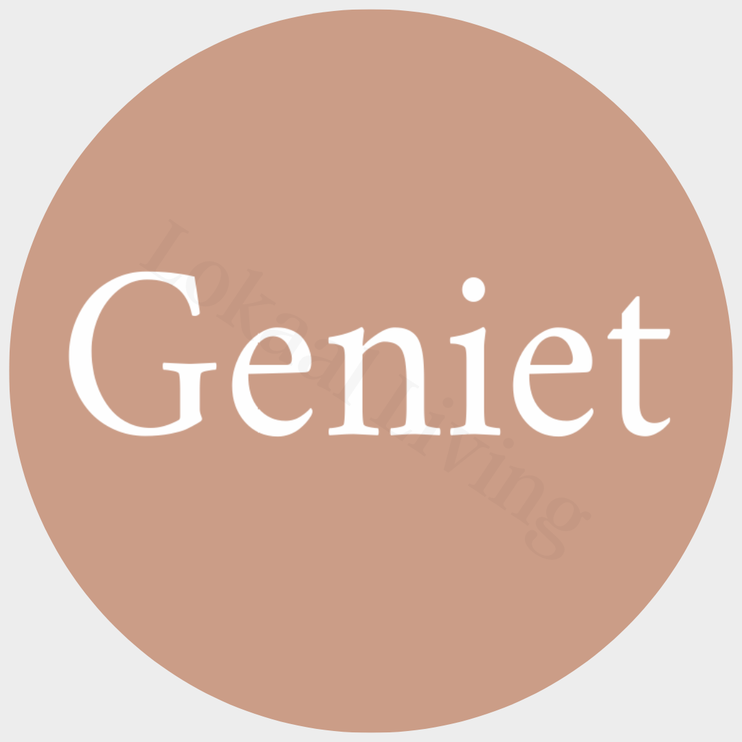 Onderzetter Geniet - Set van 4