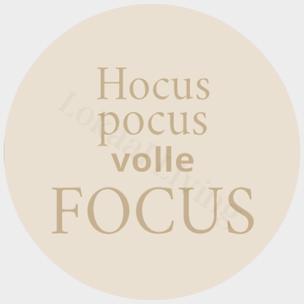 Onderzetter Hocus pocus volle focus - Set van 4