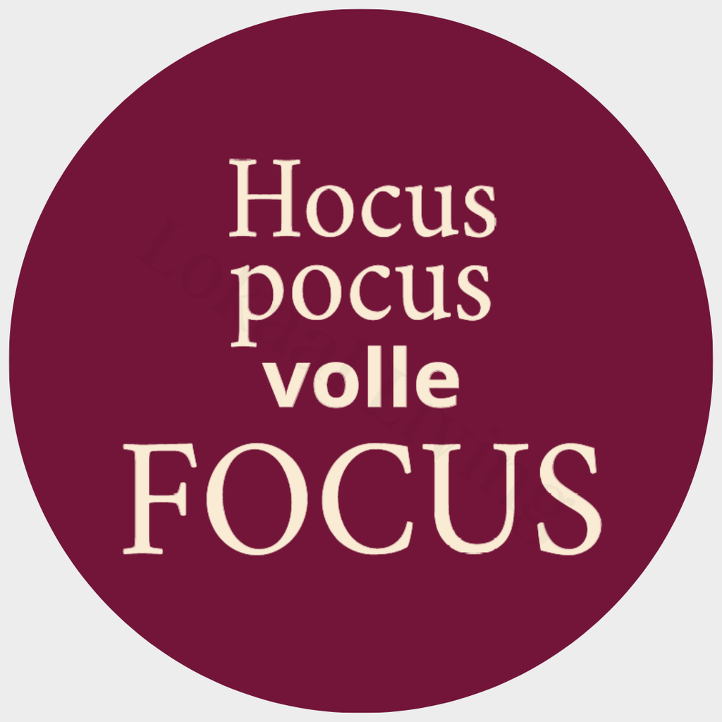 Onderzetter Hocus pocus volle focus - Set van 4