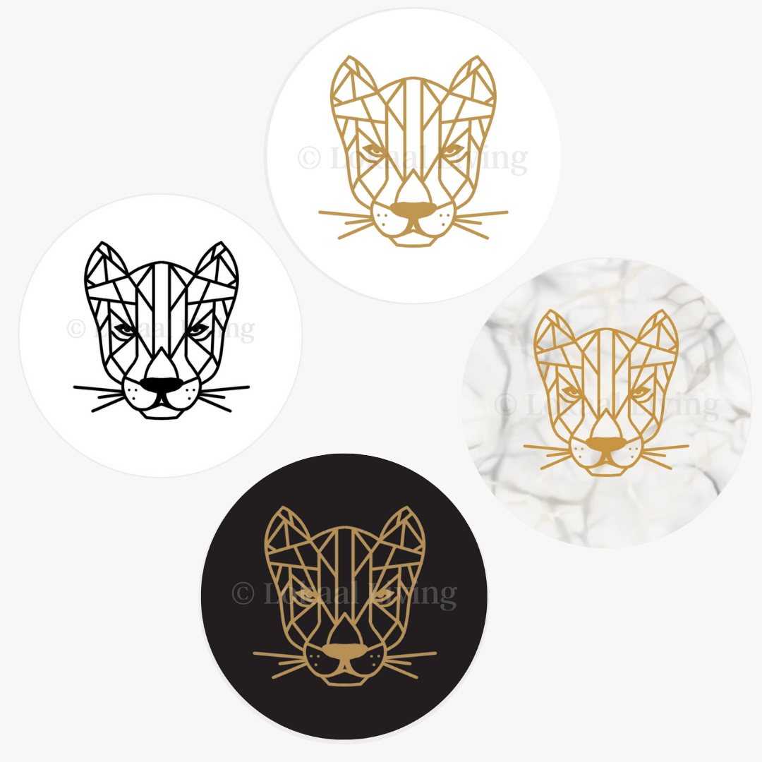 Onderzetter Panter - Set van 4