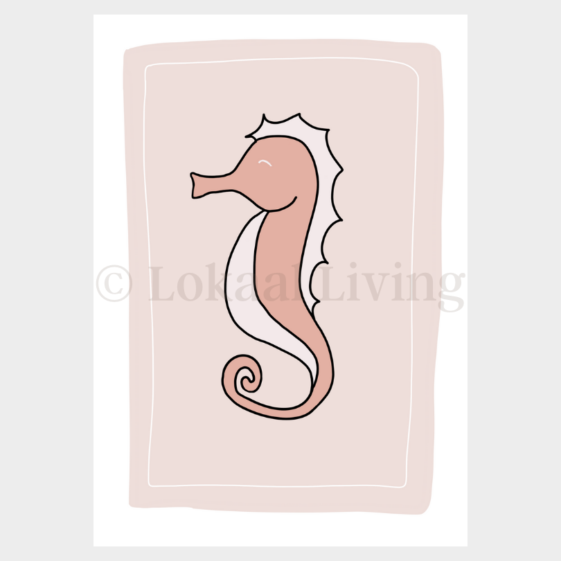 Poster Zeepaardje (set van 10)