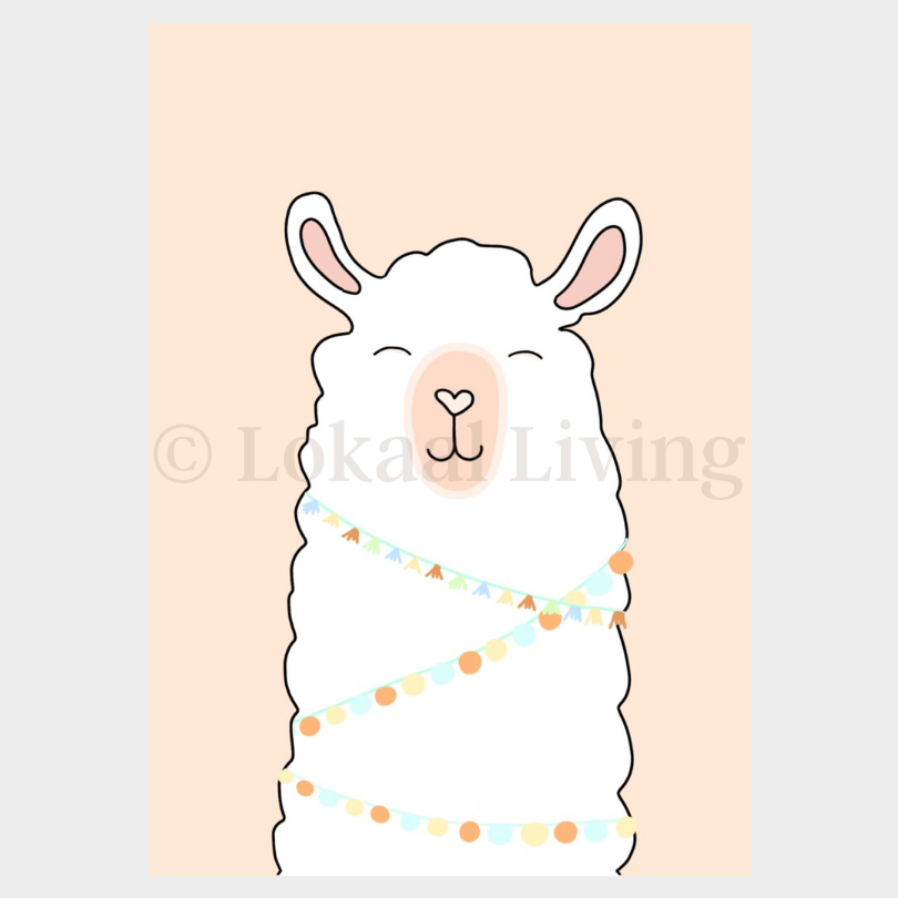 Poster Alpaca (set van 10)