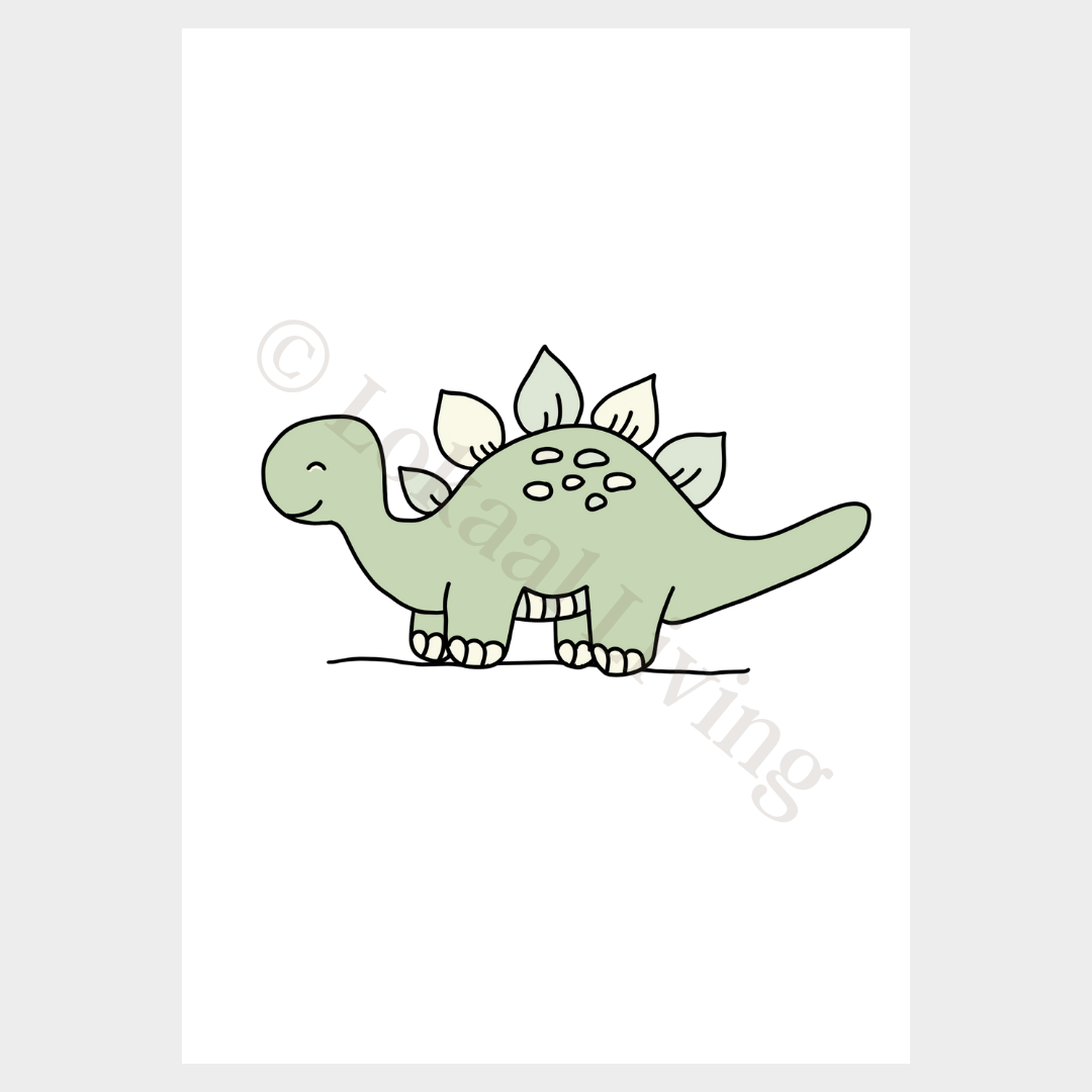 Poster Stegosaurus (set van 10)
