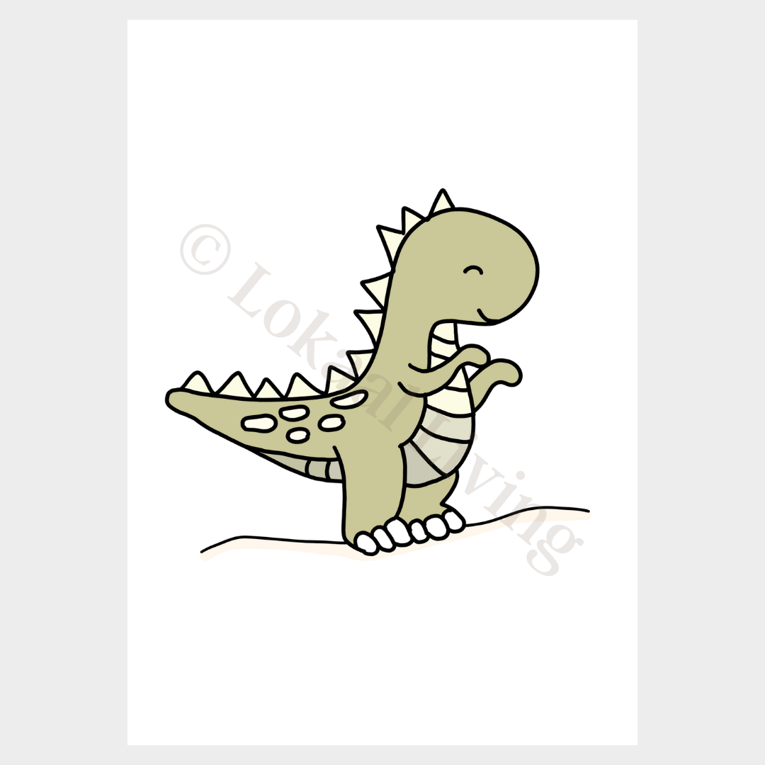 Poster T-rex (set van 10)