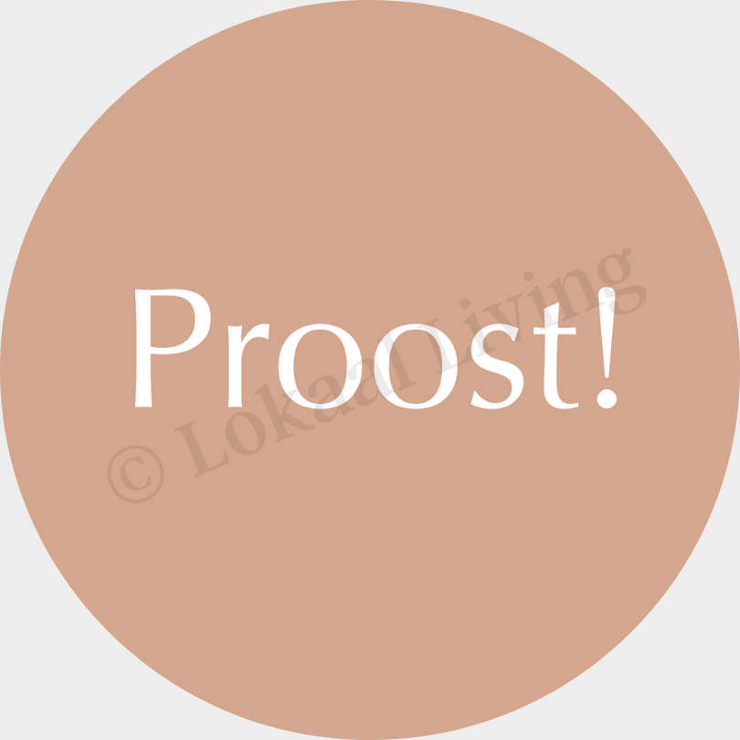 Onderzetter Proost - Set van 4