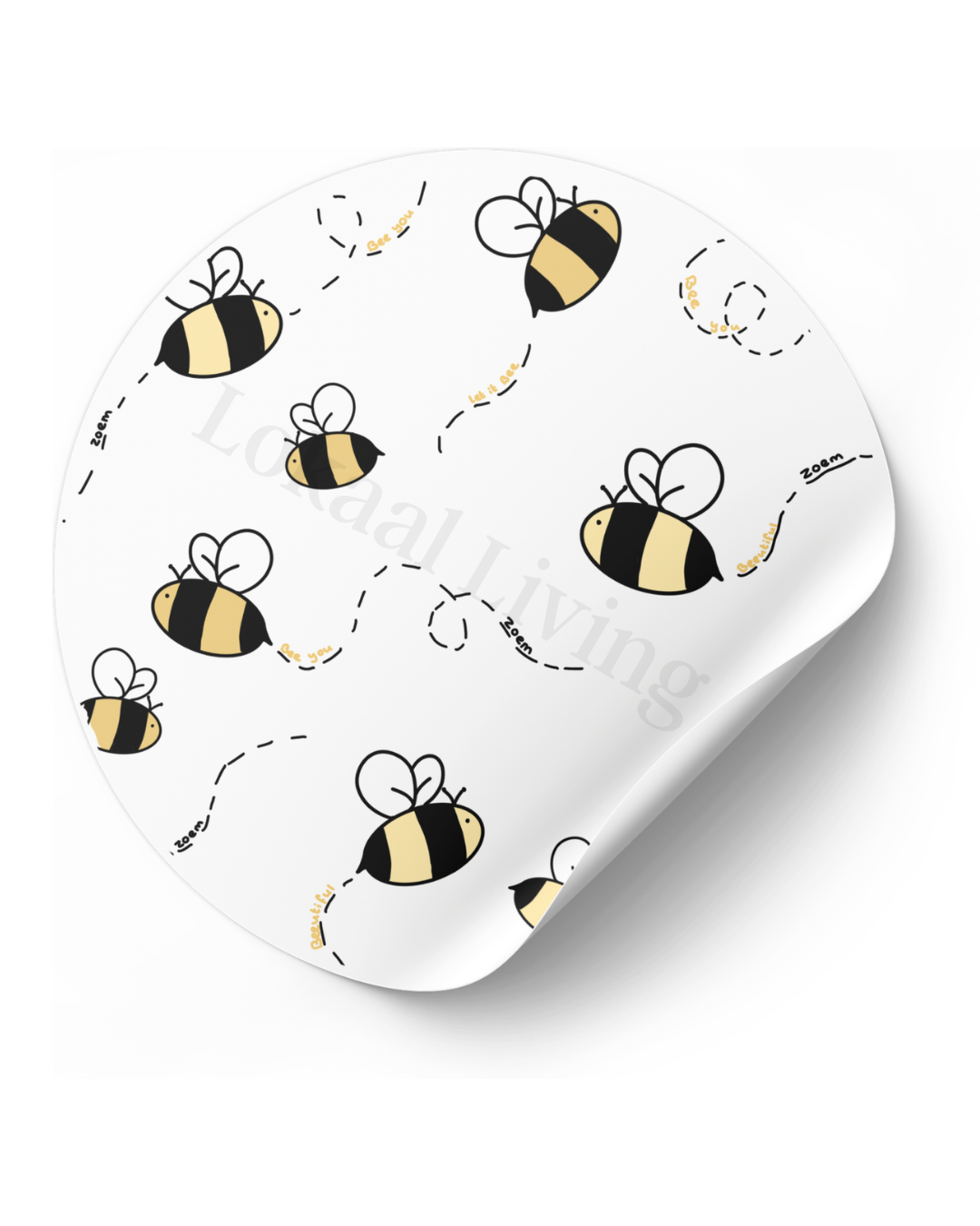 Stickerset Bijen - set van 50 stuks