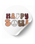 Stickerset Happy soul - set van 50 stuks