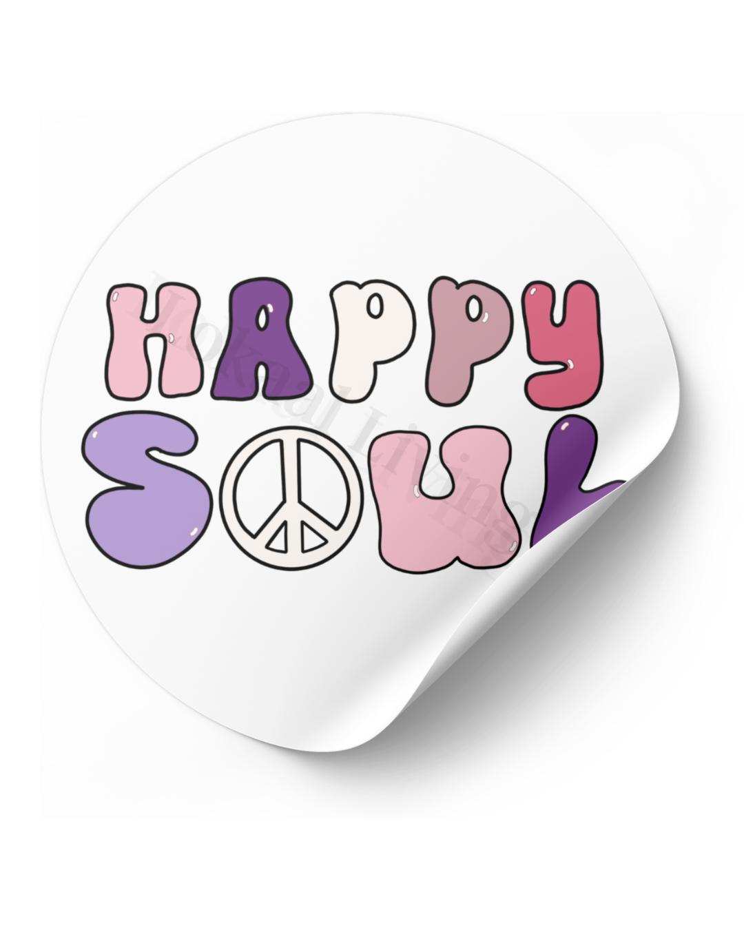 Stickerset Happy soul - set van 50 stuks