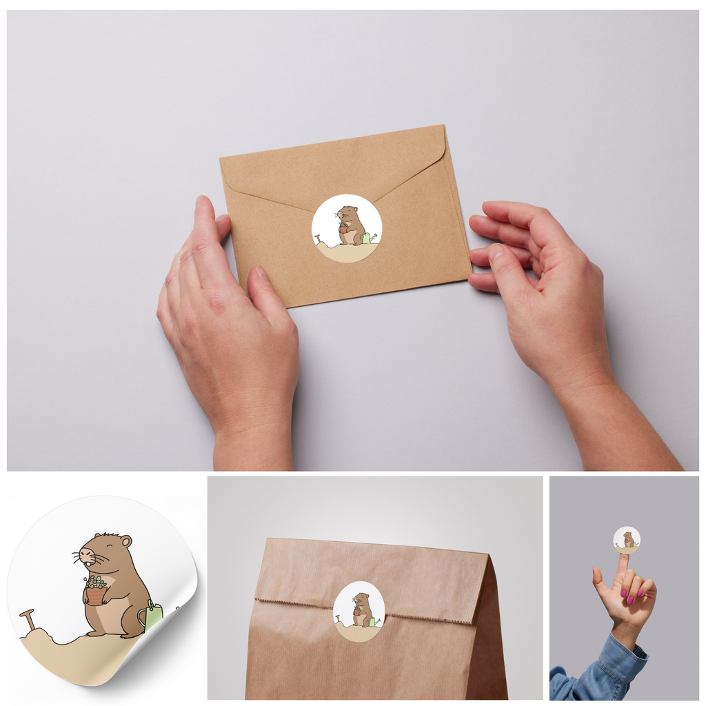 Stickerset Capibara - set van 50 stuks
