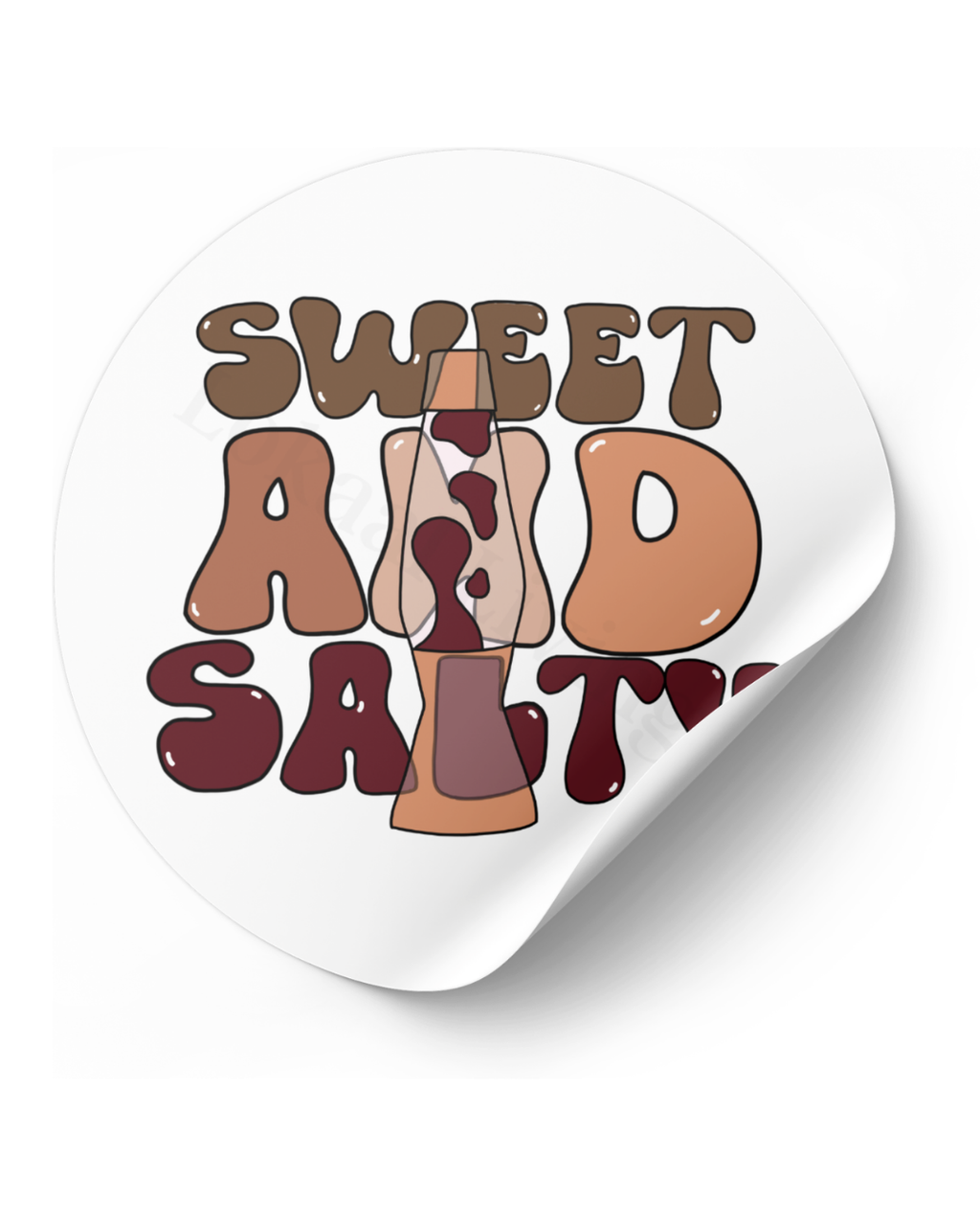 Stickerset Sweet and salty - set van 50 stuks