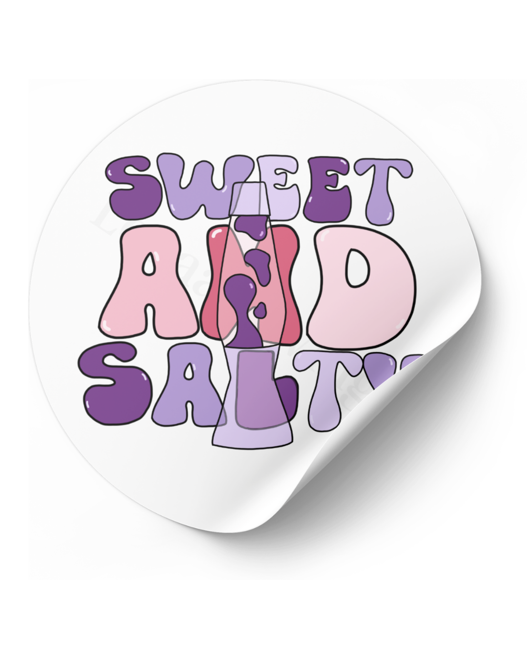 Stickerset Sweet and salty - set van 50 stuks