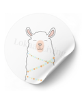 Stickerset Alpaca - set van 50 stuks