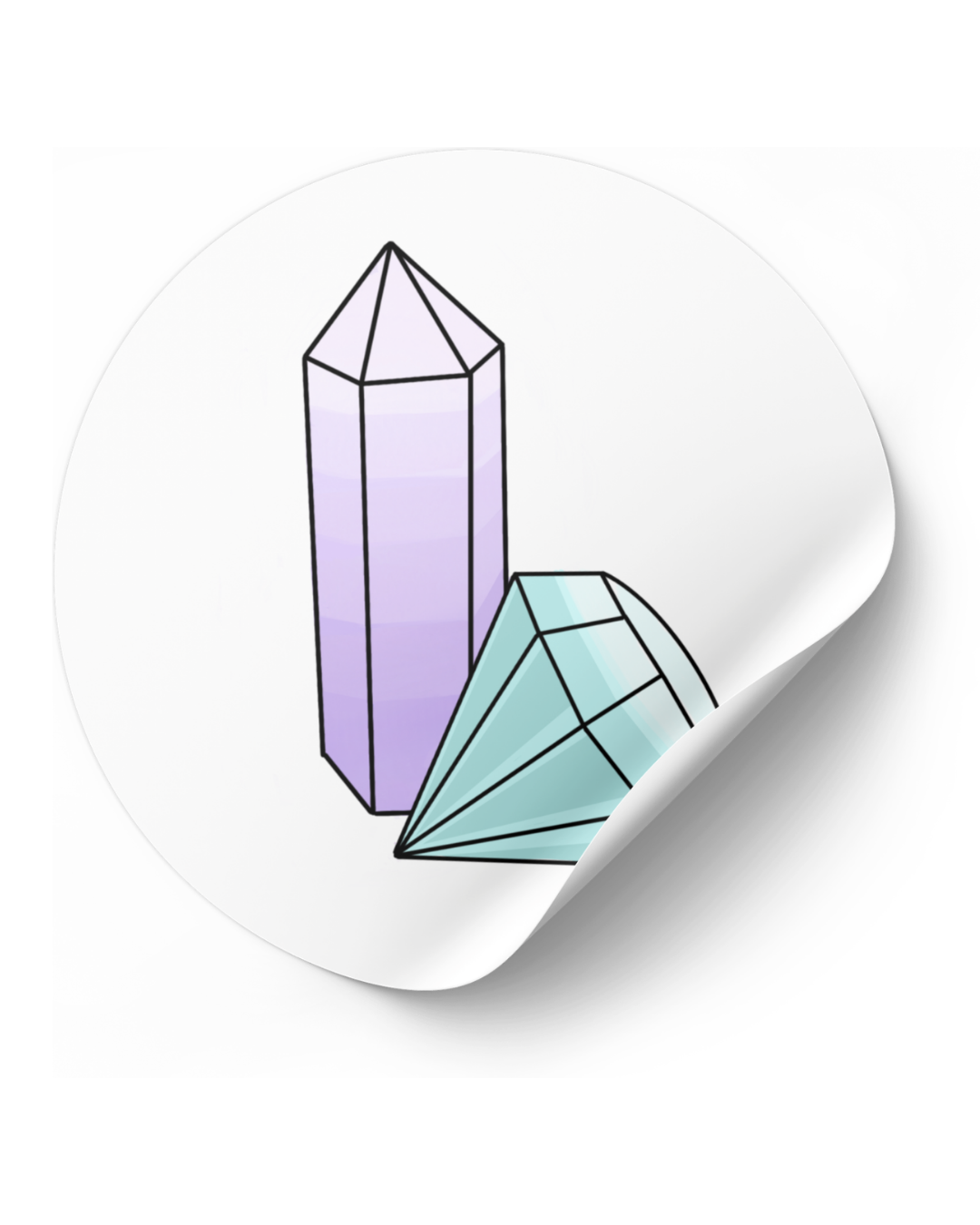 Stickerset Edelstenen - set van 50 stuks