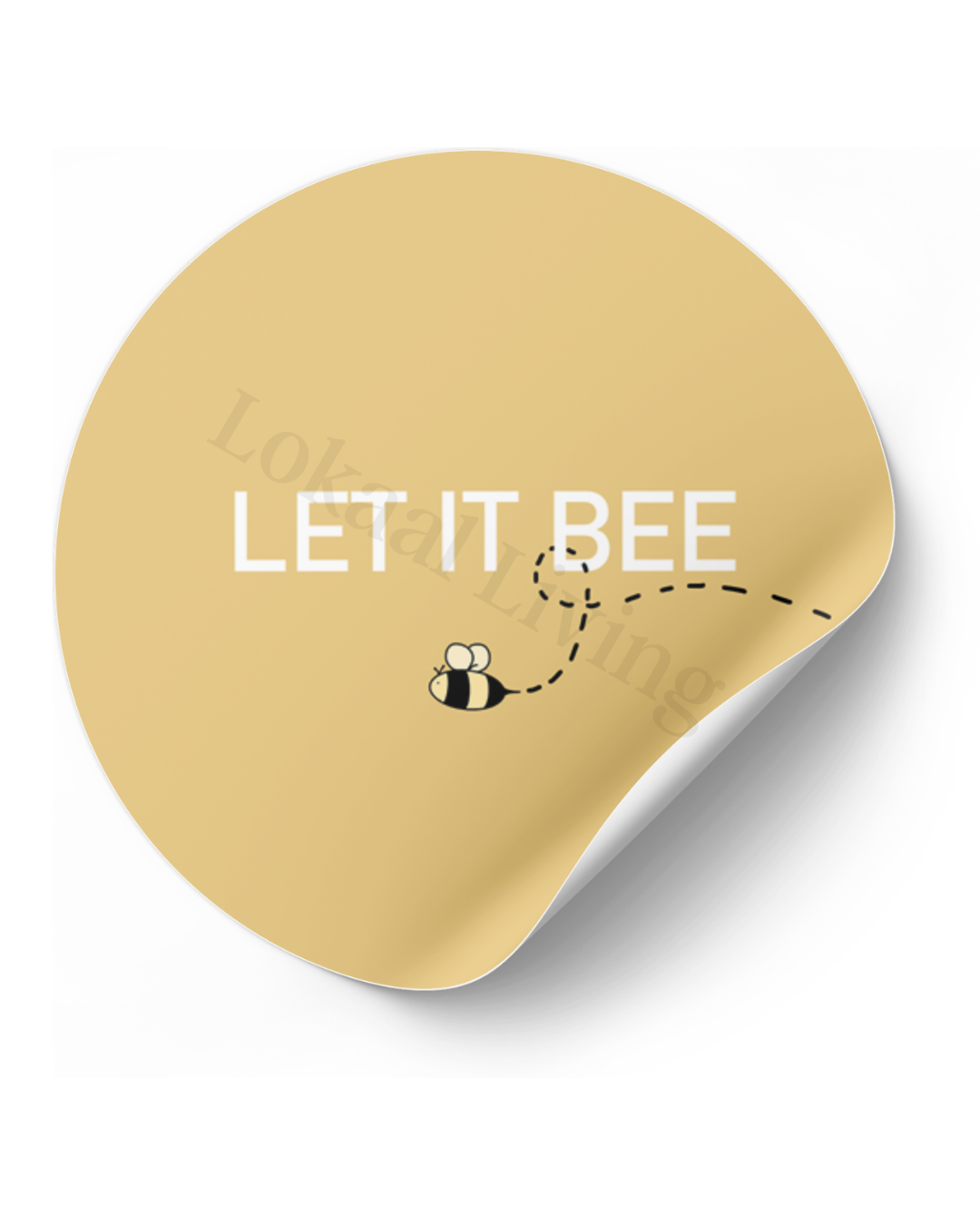 Stickerset Let it bee - set van 50 stuks