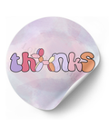Stickerset Thanks - set van 50 stuks