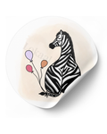 Stickerset Zebra - set van 50 stuks