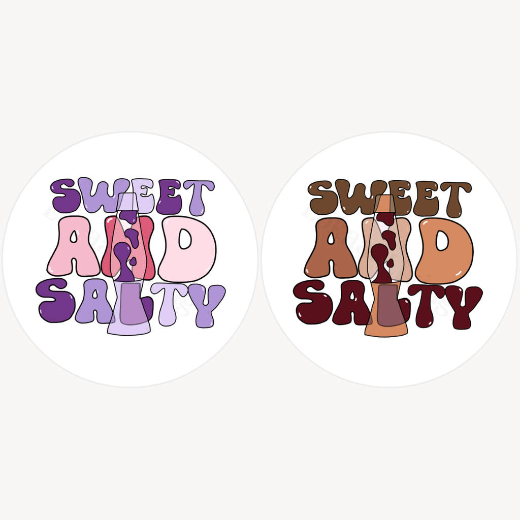Muurcirkel Sweet and salty - set van 2