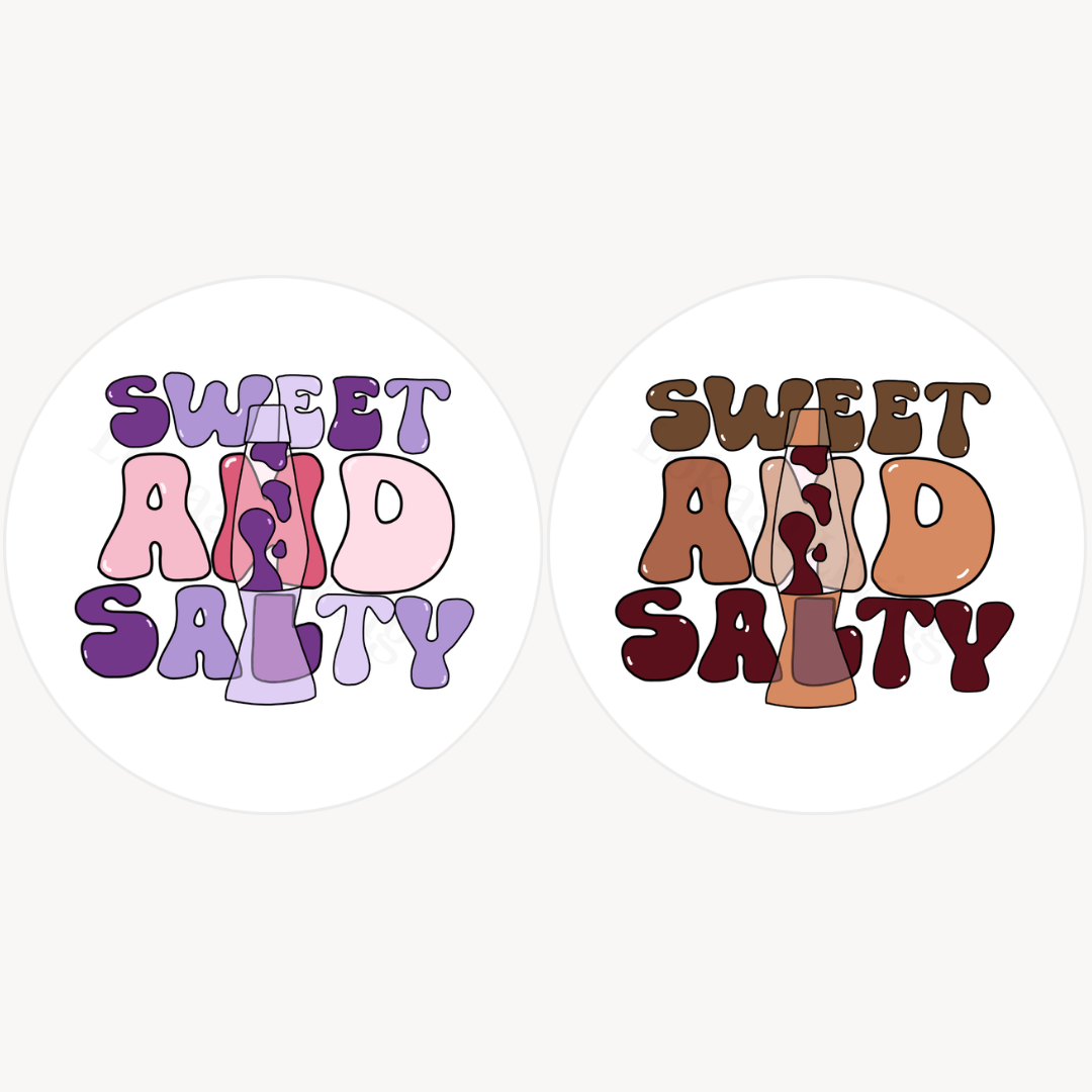 Muurcirkel Sweet and salty - set van 2