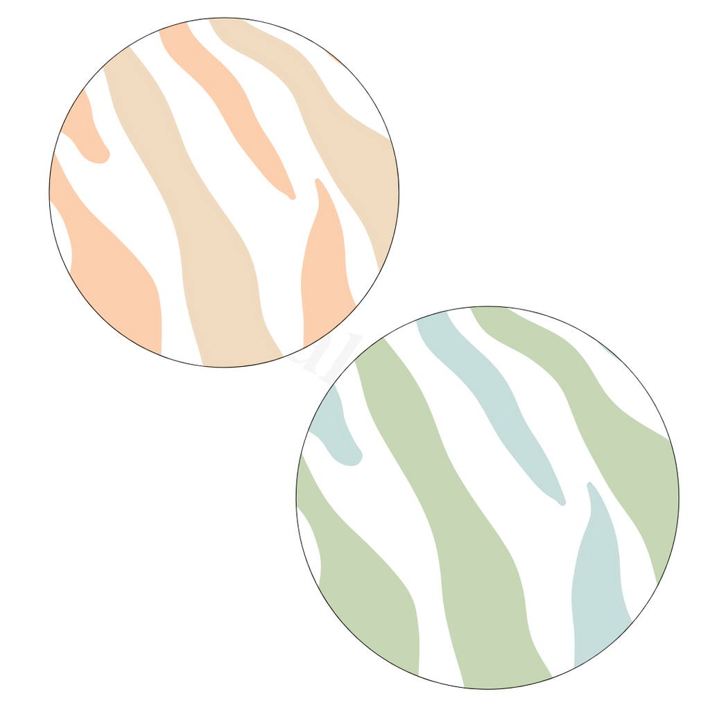 Onderzetter Zebra - Set van 4