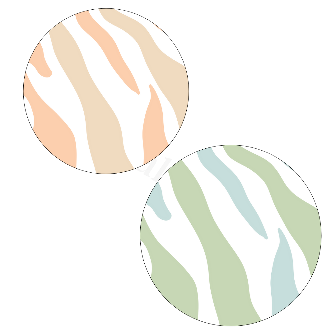 Onderzetter Zebra - Set van 4